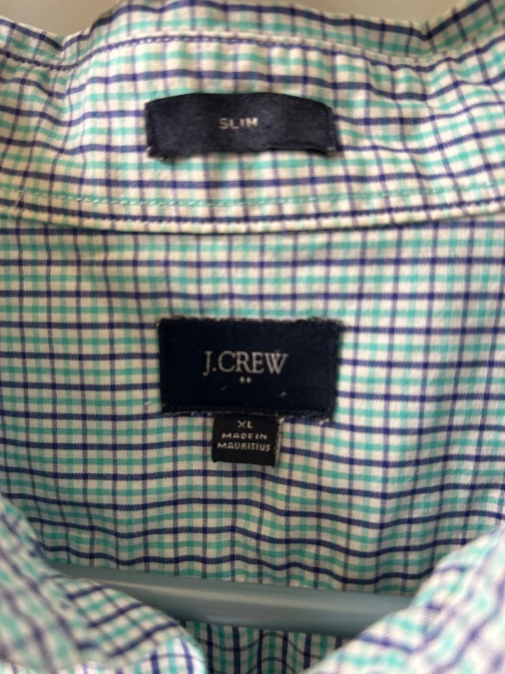 J.Crew Plaid Button Down Top